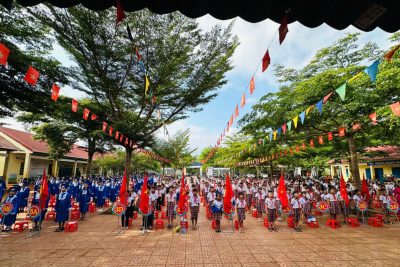 TRƯỜNG TIỂU HỌC PHẠM HỒNG THÁI LONG TRỌNG TỔ CHỨC LỄ BẾ GIẢNG NĂM HỌC 2025 – 2026 VÀ TRI ÂN HỌC SINH KHỐI LỚP 5 RA TRƯỜNG