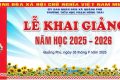 LỄ KHAI GIẢNG NĂM HỌC 2025-2026 TRƯỜNG TIỂU HỌC PHẠM HỒNG THÁI
